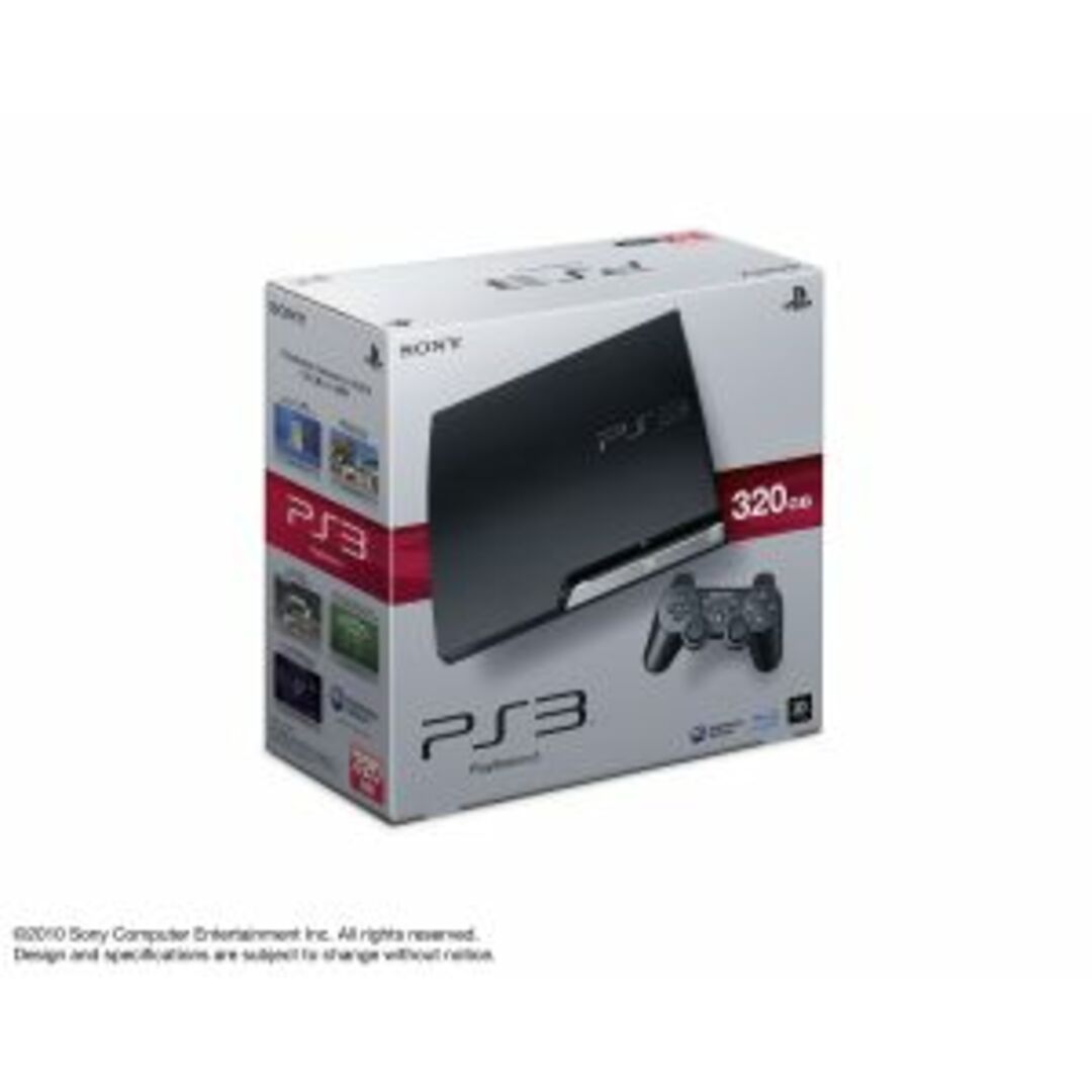 PlayStation3:チャコール・ブラック(320GB)(CECH2500B)/本体 エンタメ/ホビーのゲームソフト/ゲーム機本体(家庭用ゲーム機本体)の商品写真
