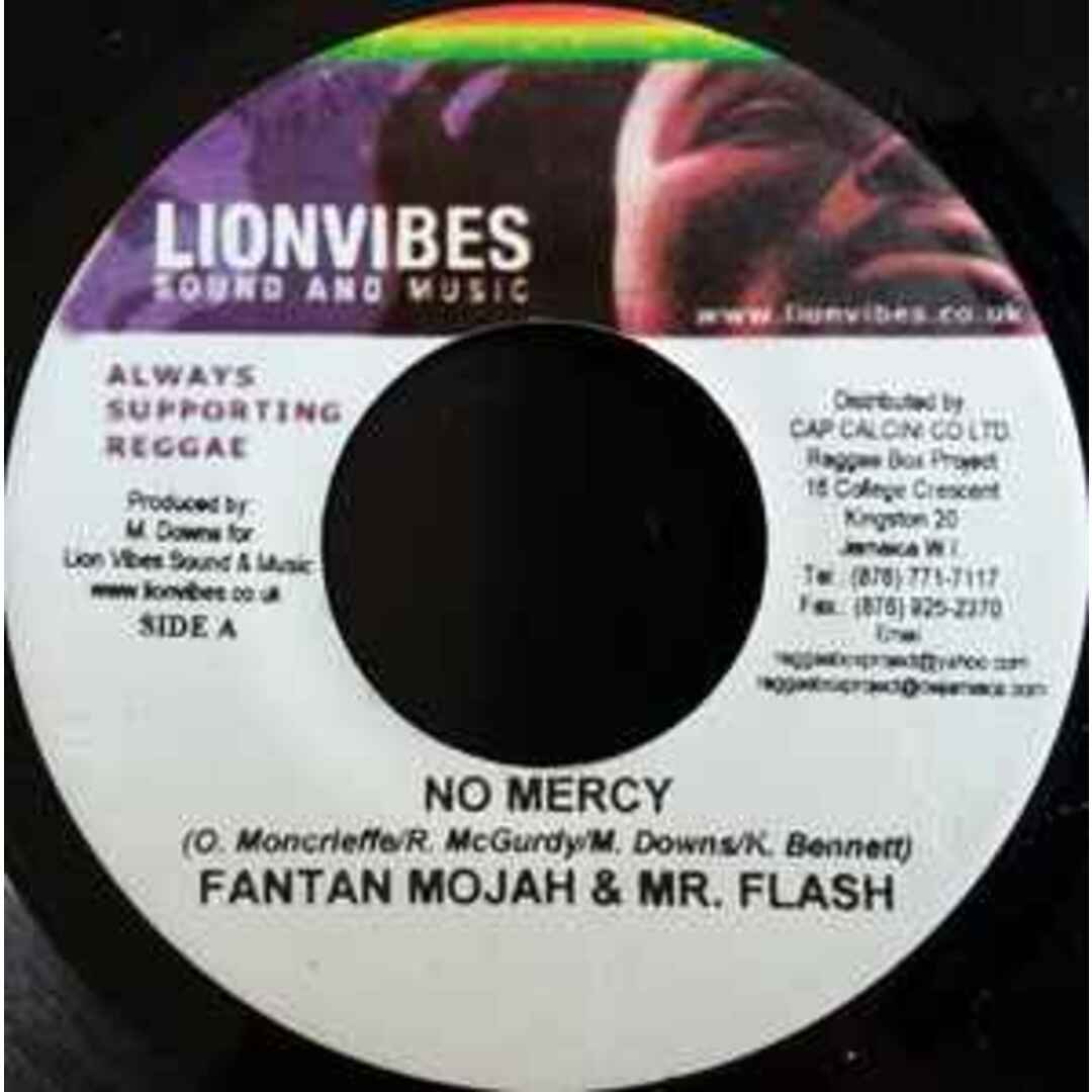 ジャマイカ7” Fantan Mojah & Mr. Flash / Jah Fari No Mercy / Love Life NONE Lionvibes Sound And Music /00080 エンタメ/ホビーのエンタメ その他(その他)の商品写真