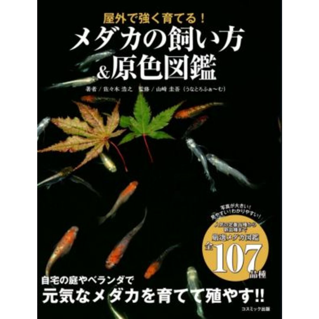 メダカの飼い方&原色図鑑 屋外で強く育てる!/佐々木浩之(著者),山﨑圭吾(うなとろふぁ~む)(監修) エンタメ/ホビーの本(住まい/暮らし/子育て)の商品写真