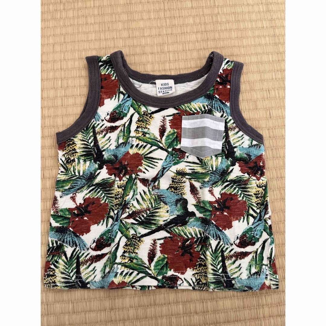 タンクトップ 90 キッズ/ベビー/マタニティのキッズ服男の子用(90cm~)(Tシャツ/カットソー)の商品写真