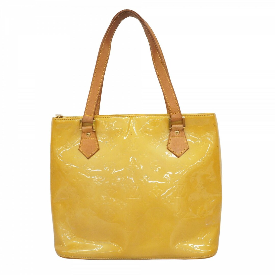 LOUIS VUITTON - ★SALE【5eb0927】ルイヴィトン トートバッグ ヴェルニ ヒューストン M91004 ベージュ【中古】レディース