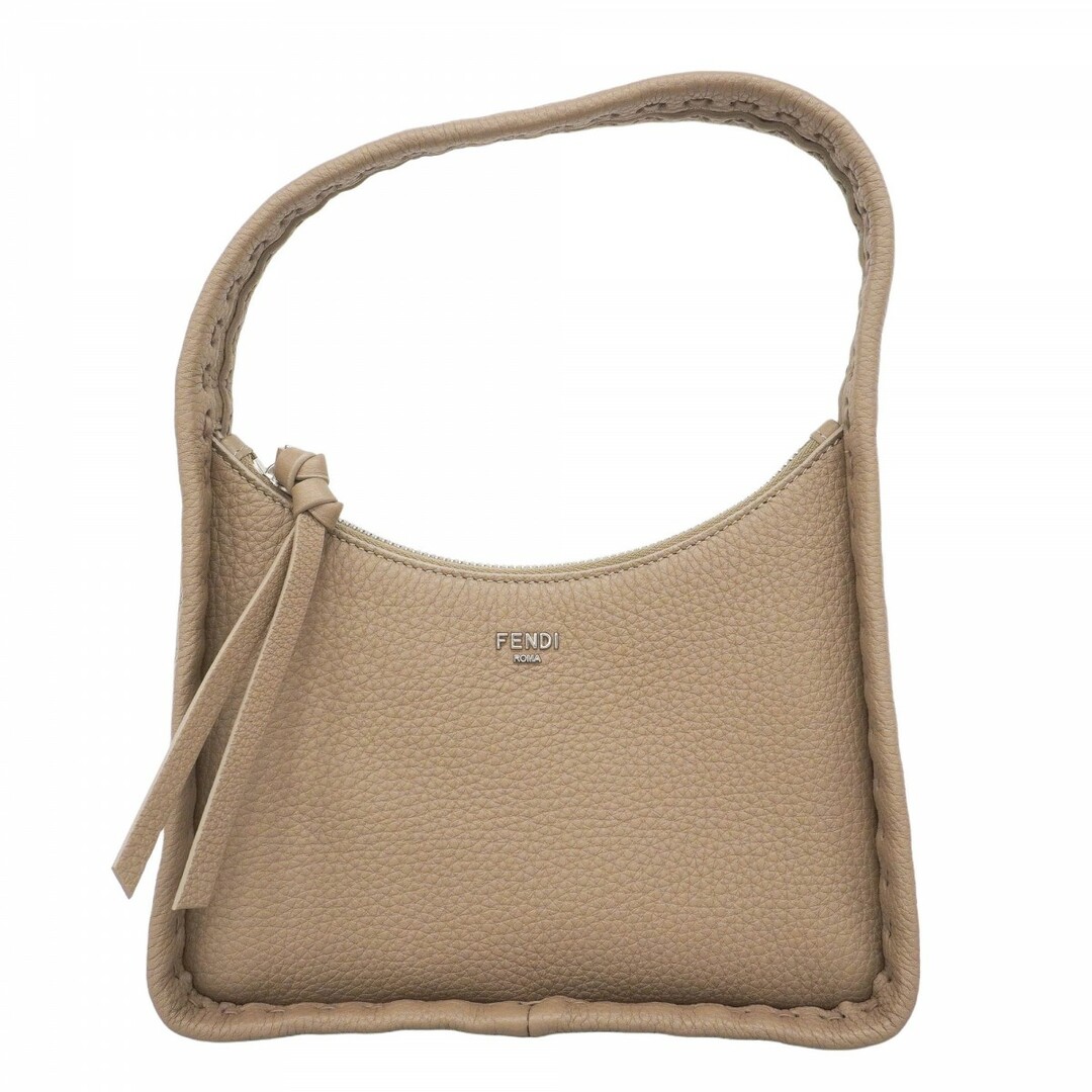 FENDI - ★SALE【5eb0994】フェンディ ハンドバッグ セレリア フェンデッセンス レザー グレー シルバー金具【中古】レディース