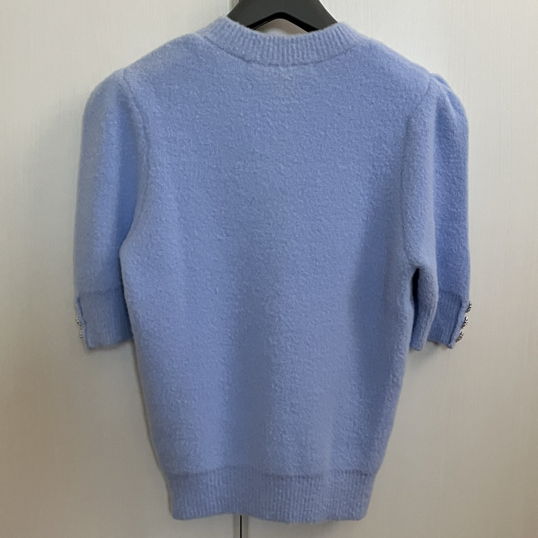 ZARA(ザラ)のZARA ザラ 半袖 セーター クルーネック トップス レディースのトップス(ニット/セーター)の商品写真