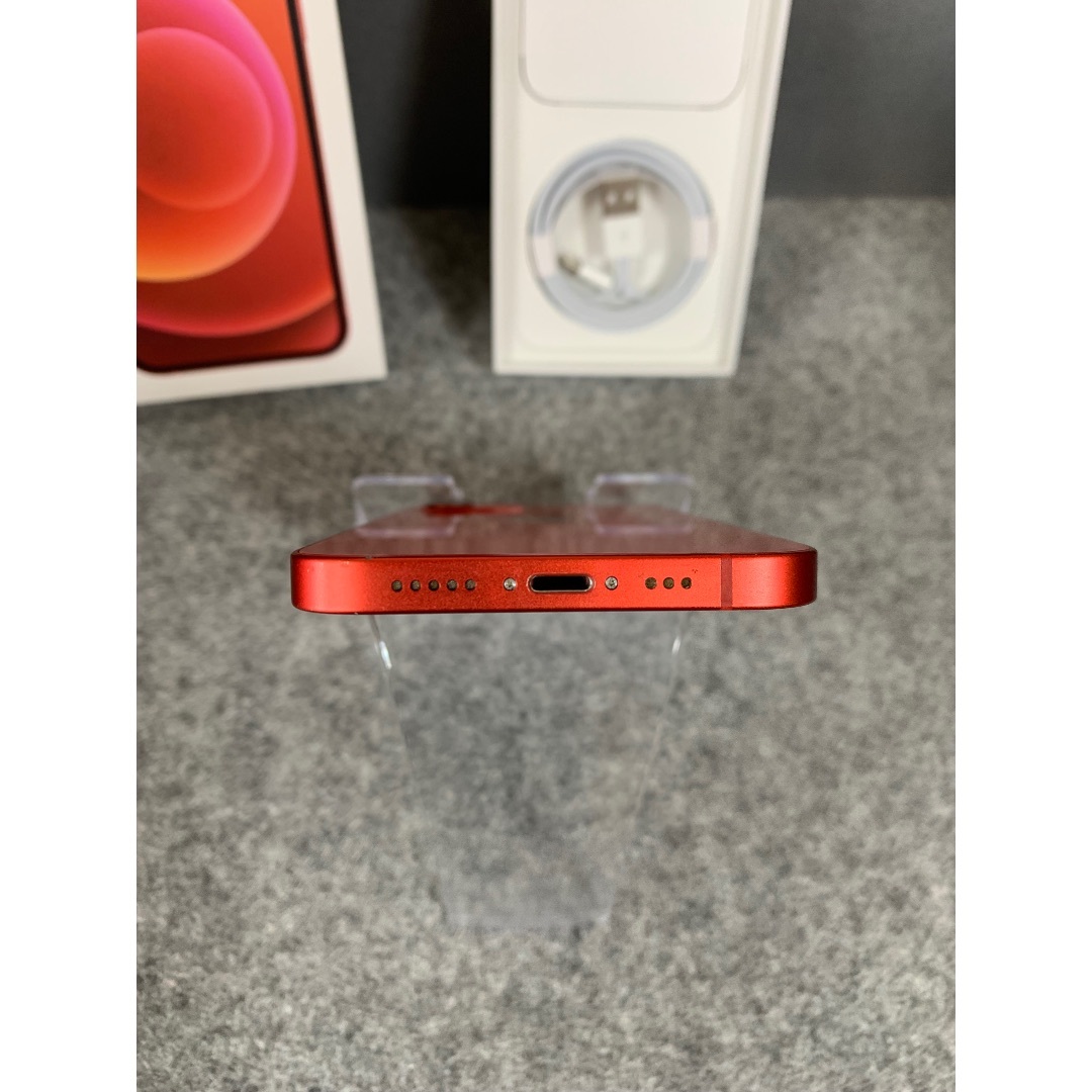 iPhone - 美品 国内版 SIMフリー iPhone12 128GB レッド色の通販