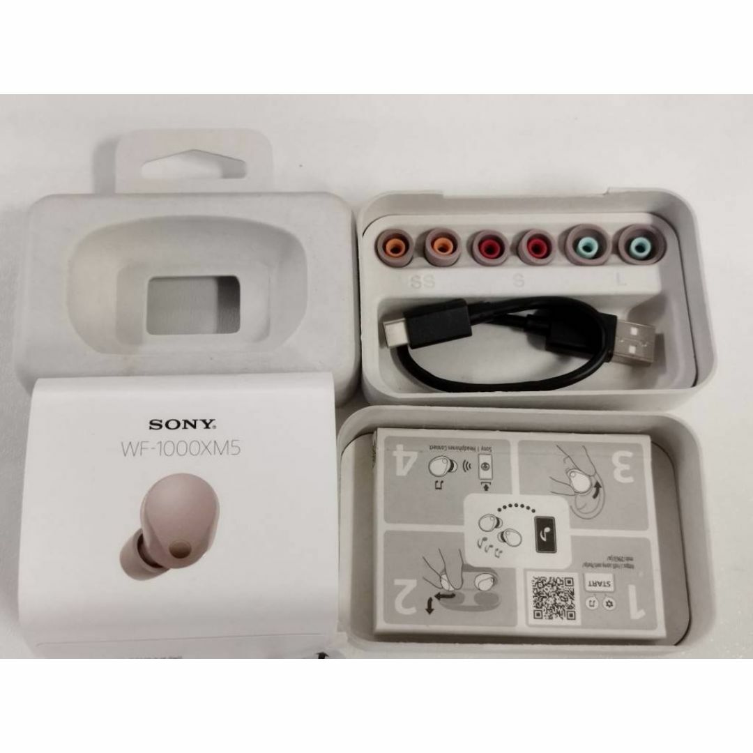 SONY(ソニー)の美品【純正】SONY WF-1000XM5付属品/外箱のみスモーキーピンク スマホ/家電/カメラのオーディオ機器(ヘッドフォン/イヤフォン)の商品写真