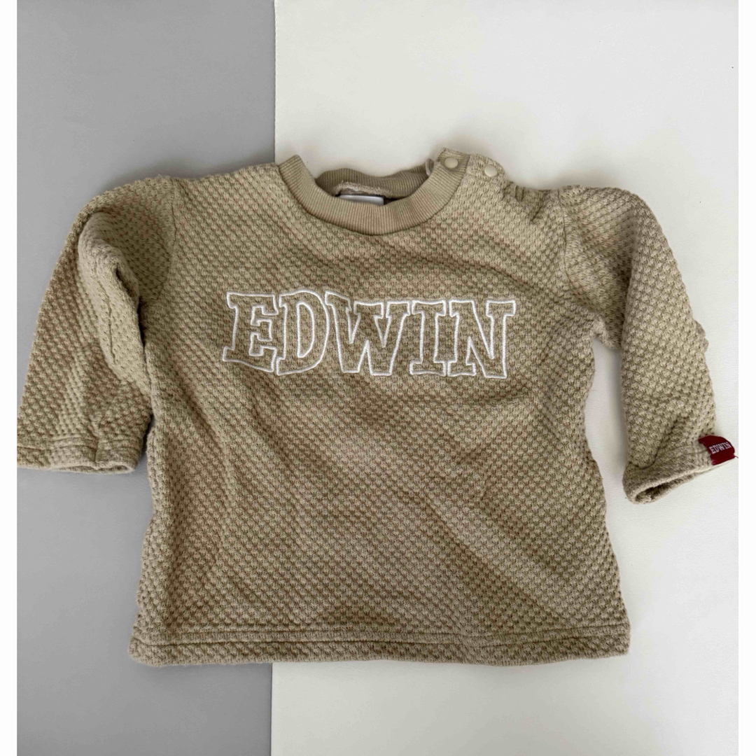 EDWIN(エドウイン)のEDWIN トップス 90 キッズ/ベビー/マタニティのキッズ服男の子用(90cm~)(Tシャツ/カットソー)の商品写真