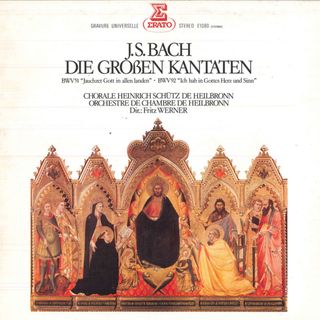 LP Fritz Werner,chorale Heinrich Schutz De Heilbronn,orchestre De Chambre De Heilbronn E1080 ERATO /00260 /00260(その他)