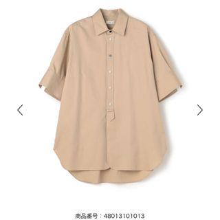 TOMORROWLAND .B コットングログラン ハーフスリーブシャツ(シャツ/ブラウス(半袖/袖なし))