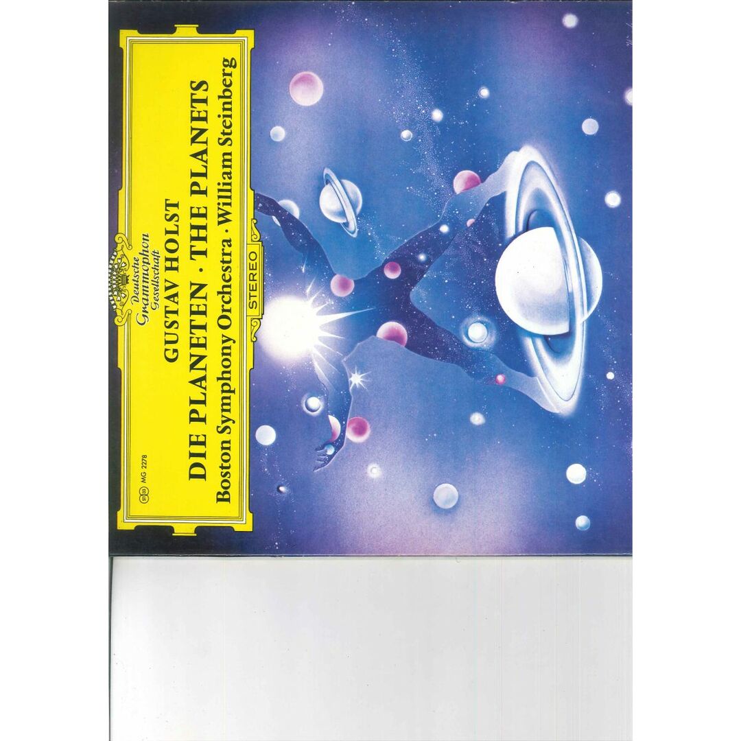 LP ホルスト ウィリアム・スタインバーグ ボストン交響楽団 組曲 <惑星> MG2278 DEUTSCHE GRAMMOPHON /00400 エンタメ/ホビーのエンタメ その他(その他)の商品写真