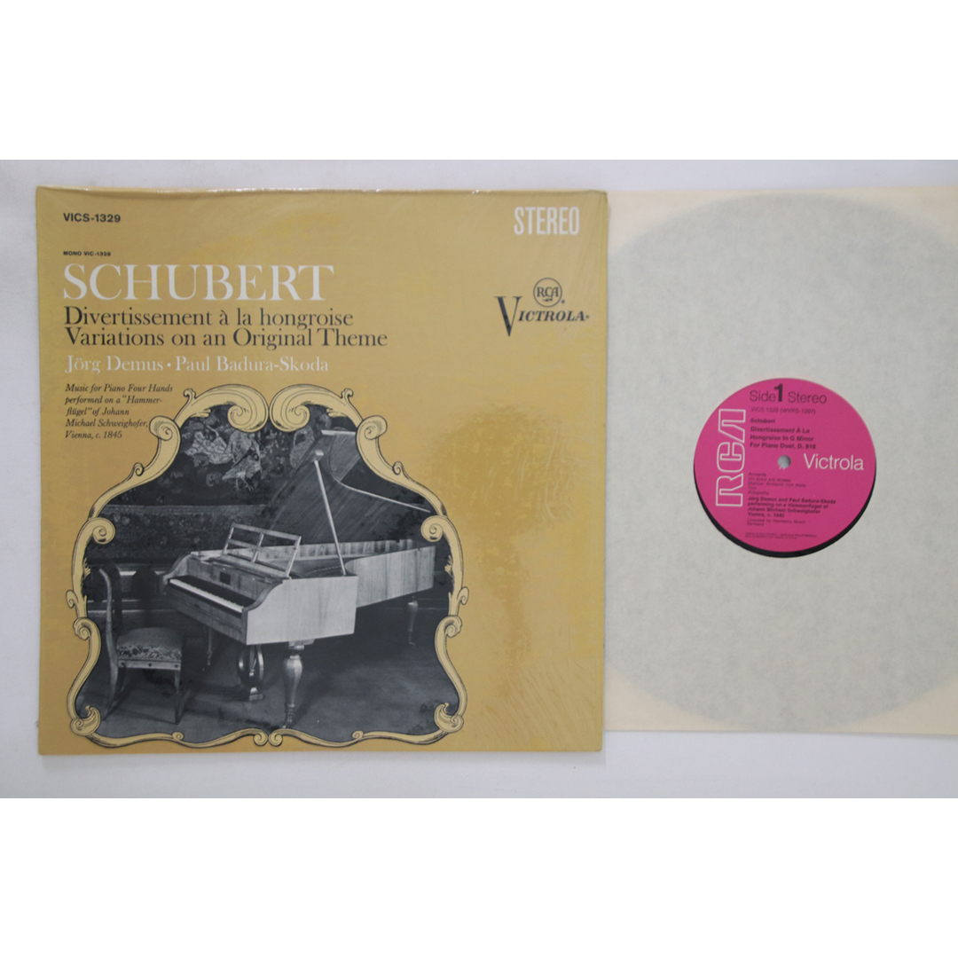 LP Schubert Jorg Demus Divertissement A La Hongroise VICS1329 RCA US Vinyl /00260 エンタメ/ホビーのエンタメ その他(その他)の商品写真
