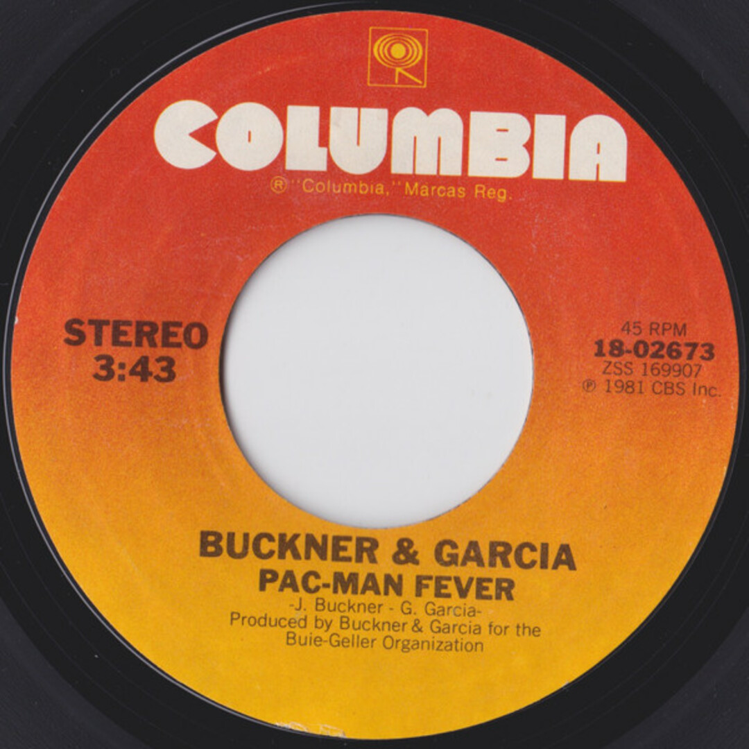 米7" Buckner & Garcia Pac-Man Fever 1802673 Columbia /00080 エンタメ/ホビーのエンタメ その他(その他)の商品写真