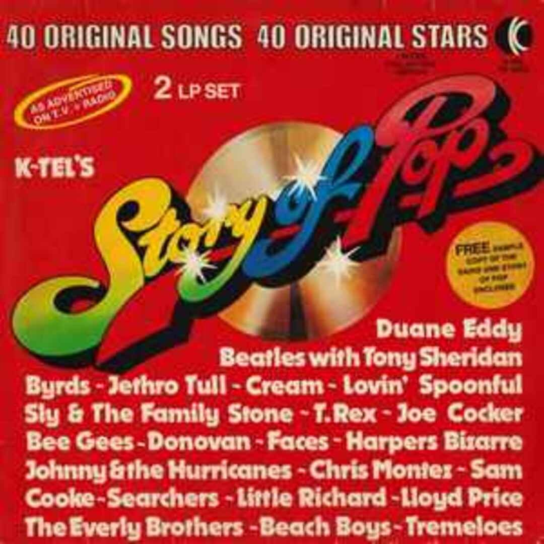 英2discs LP Various Story Of Pop TE295/6 K-Tel /00660 エンタメ/ホビーのエンタメ その他(その他)の商品写真