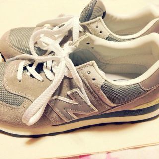 ニューバランス(New Balance)のニューバランス ＊ 574 グレー(スニーカー)