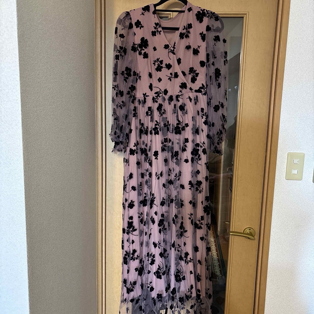 ワンピース ロングワンピース 花柄 キャバクラ クラブ レディースのワンピース(ロングワンピース/マキシワンピース)の商品写真