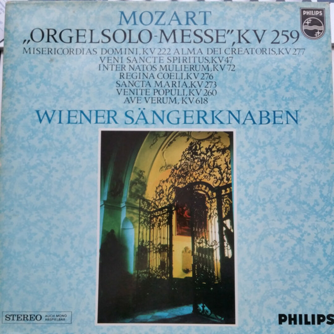 欧LP Wolfgang Amadeus Mozart, Die Wiener S?ngerknaben Orgelsolo-Messe, KV 259 835396AY Philips /00260 エンタメ/ホビーのエンタメ その他(その他)の商品写真