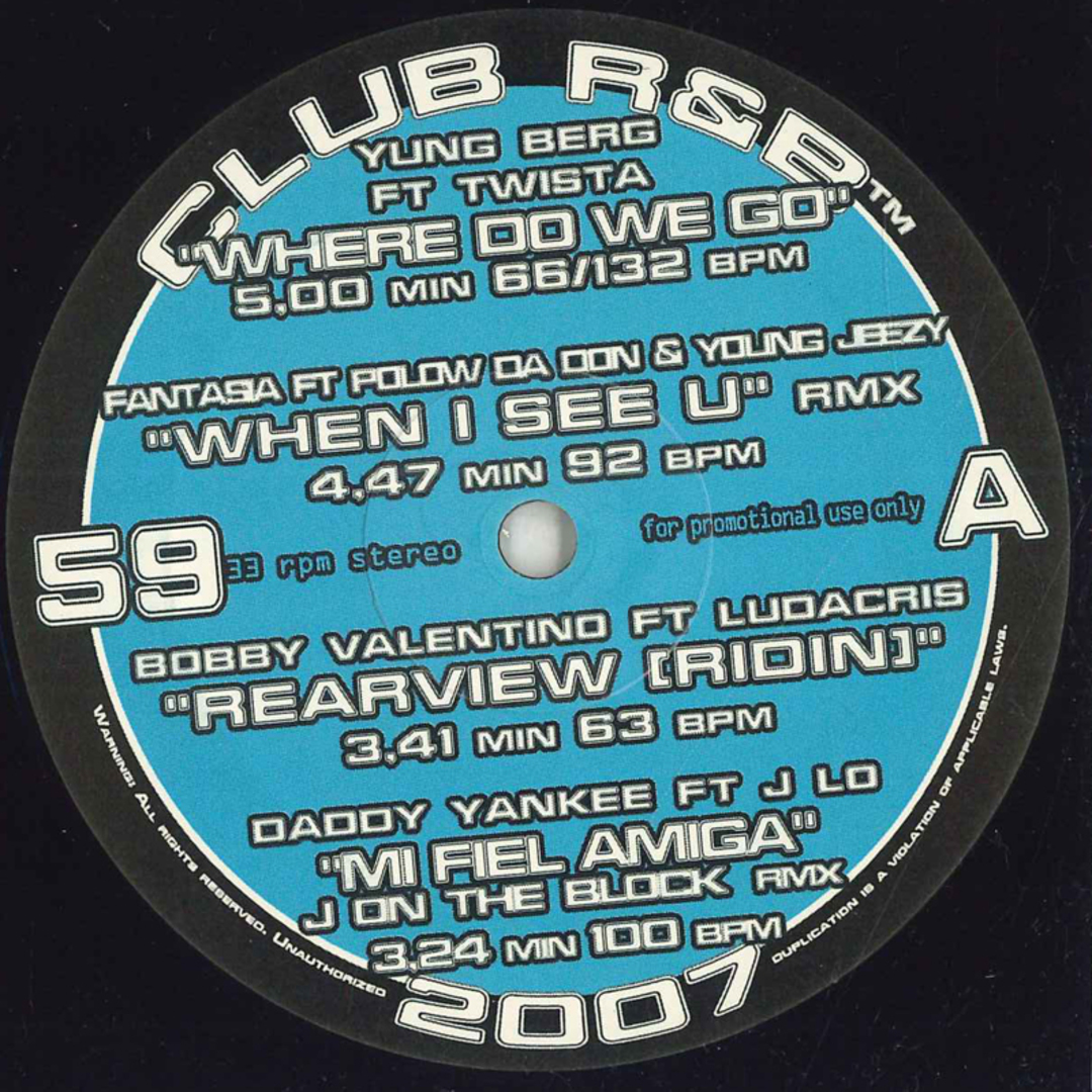 米12” Various Club R&b 59 NONE NOT ON LABEL /00250 エンタメ/ホビーのエンタメ その他(その他)の商品写真