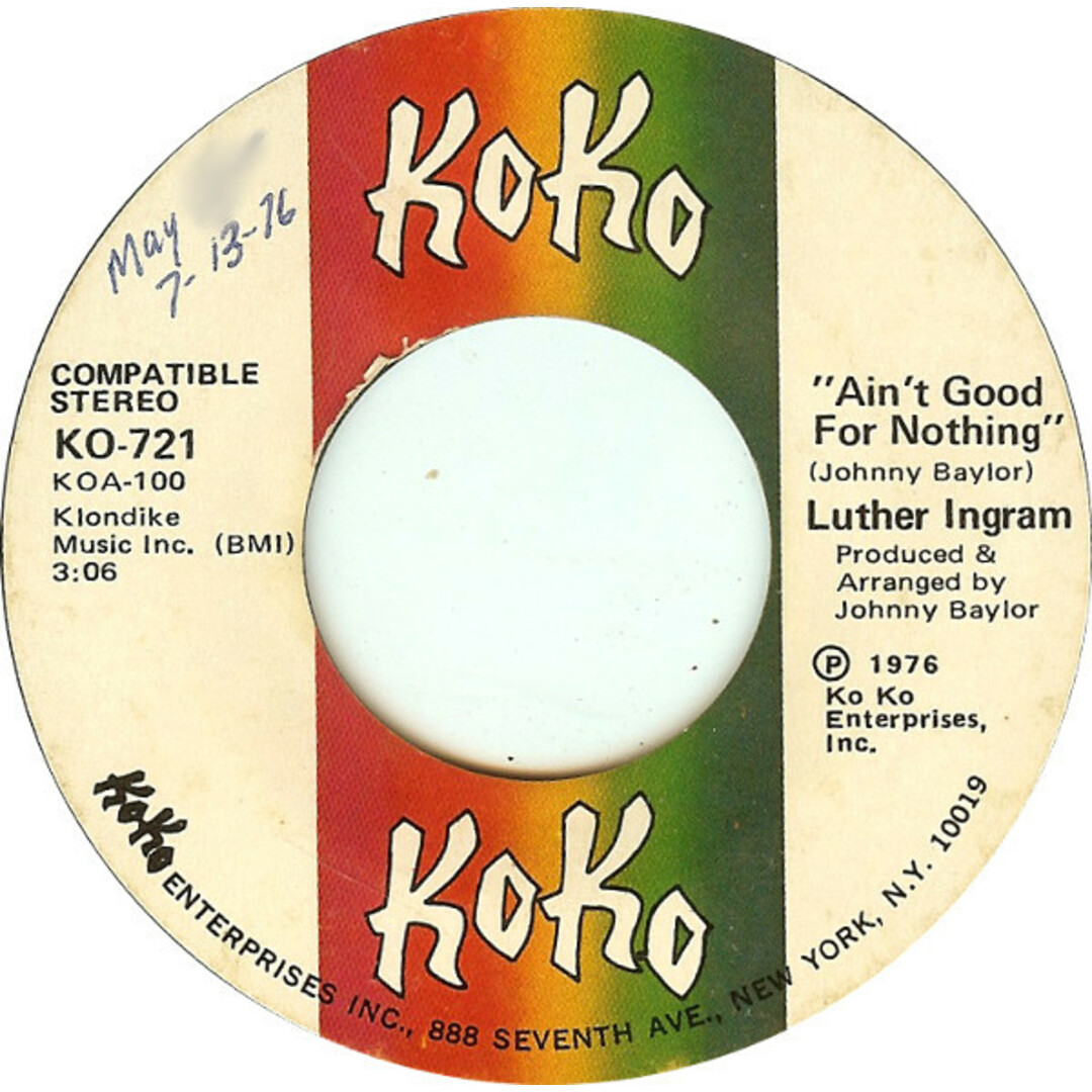米7” Luther Ingram Aint Good For Nothing / These Are The Things KO721 KoKo /00080 エンタメ/ホビーのエンタメ その他(その他)の商品写真