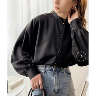 【完売品】2wayダブルボタンシャツ　Mサイズ(シャツ/ブラウス(長袖/七分))
