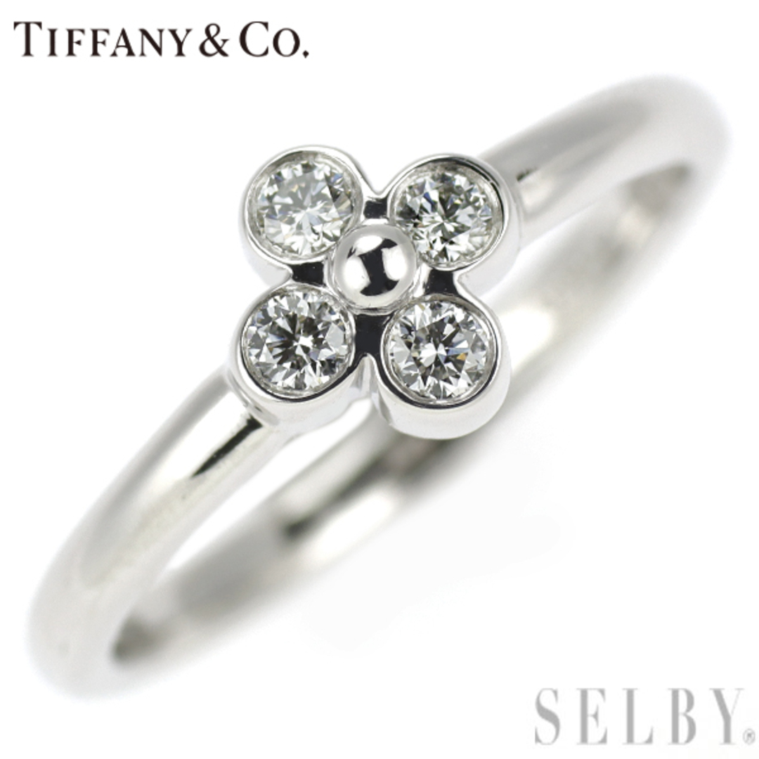 全日本送料無料 Tiffany & Co. - ティファニー Pt950 ダイヤモンド リング プラチナ