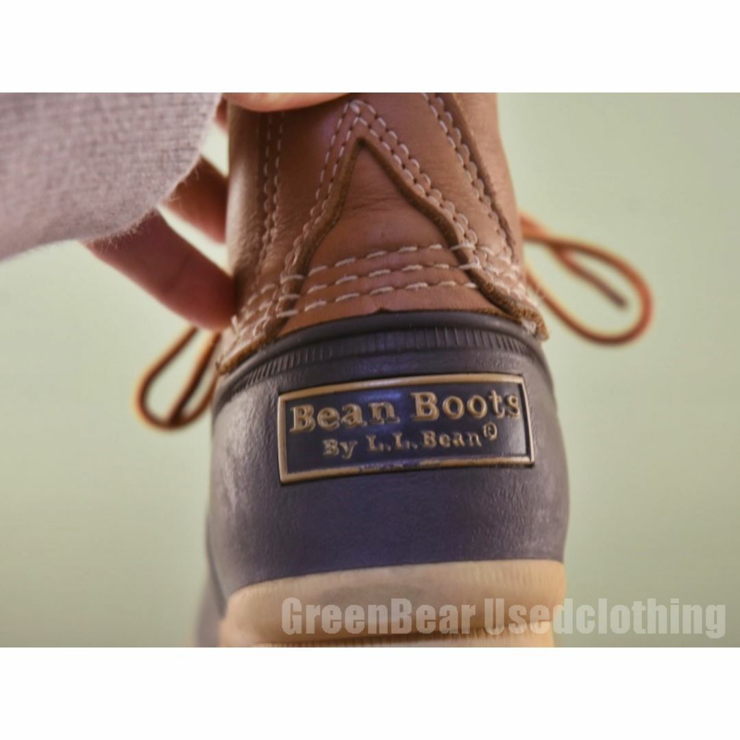 日本最大のブランド L.L.Bean - レディース 茶×茶 ビーンブーツ L.L.ビーン USA製 男性用