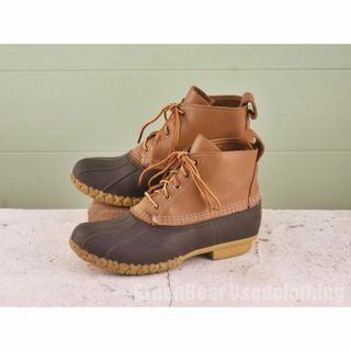 激安通販の USA製 - L.L.Bean L.L.ビーン レディース 茶×茶 ビーンブーツ 女性用