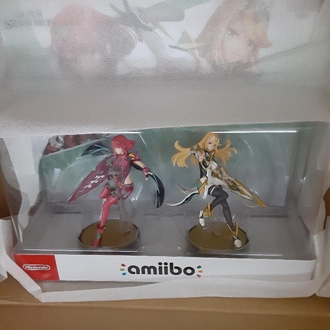 Nintendo Switch(ニンテンドースイッチ)の未開封 amiibo ホムラ/ヒカリ ダブルパック エンタメ/ホビーのフィギュア(ゲームキャラクター)の商品写真
