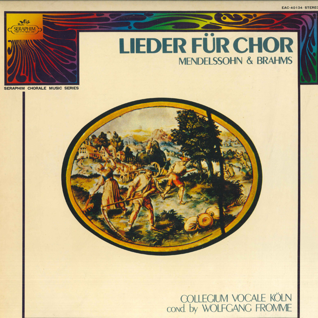 LP Collegium Vocal Koln, Wolfgang Fromme Mendelssohn & Brahms Lieder Fur Chor EAC40134 SERAPHIM /00260 エンタメ/ホビーのエンタメ その他(その他)の商品写真