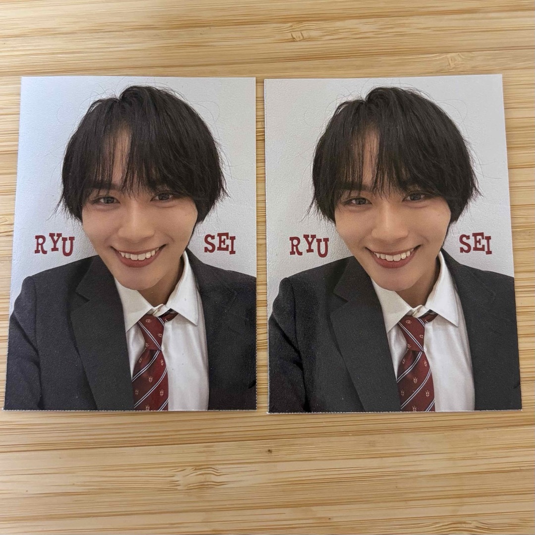 なにわ男子(ナニワダンシ)の大西流星 なにわ男子 WINK UP 厚紙カード トレカ 学ラン 自撮り エンタメ/ホビーのタレントグッズ(アイドルグッズ)の商品写真