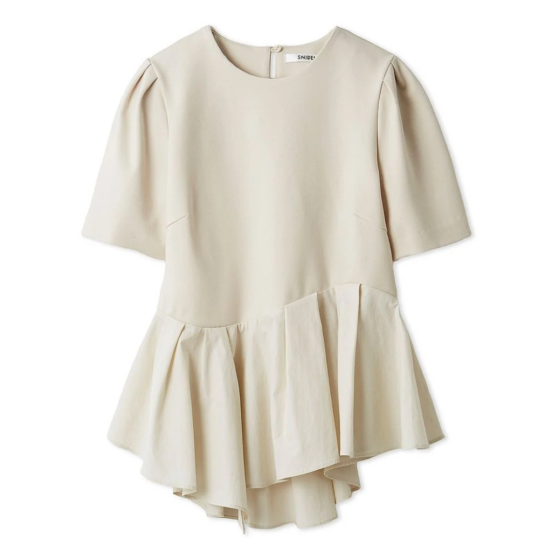 SNIDEL(スナイデル)のsnidel ペプラムカットソー 25ss レディースのトップス(カットソー(半袖/袖なし))の商品写真