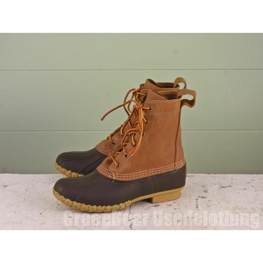 【本物新品保証】 L.L.Bean - ブラウン 茶 ビーンブーツ L.L.ビーン USA製 女性用