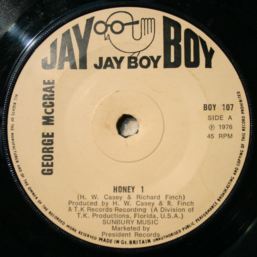 英7" George McCrae Honey 1 BOY107 Jay Boy /00080 エンタメ/ホビーのエンタメ その他(その他)の商品写真