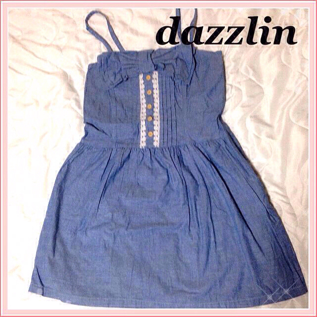 dazzlin(ダズリン)のダズリン♡デニムワンピース レディースのワンピース(ミニワンピース)の商品写真