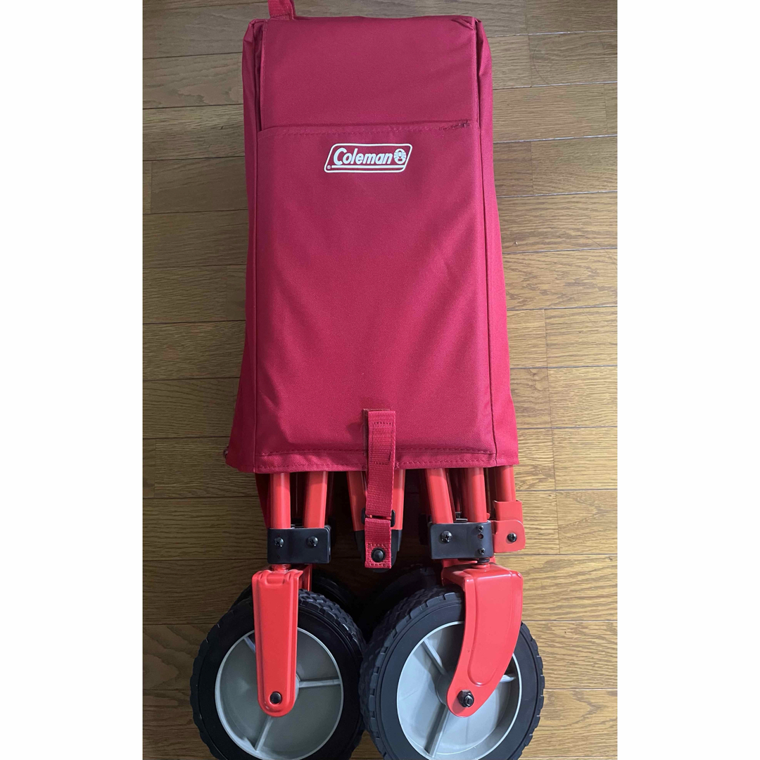 Coleman(コールマン)のコールマン キャリーワゴン レッド 開封済未使用品 スポーツ/アウトドアのアウトドア(その他)の商品写真