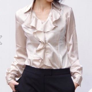 NARACAMICIE - 新品✨タグ付き♪定価25,300円 ブラウス ネイビー