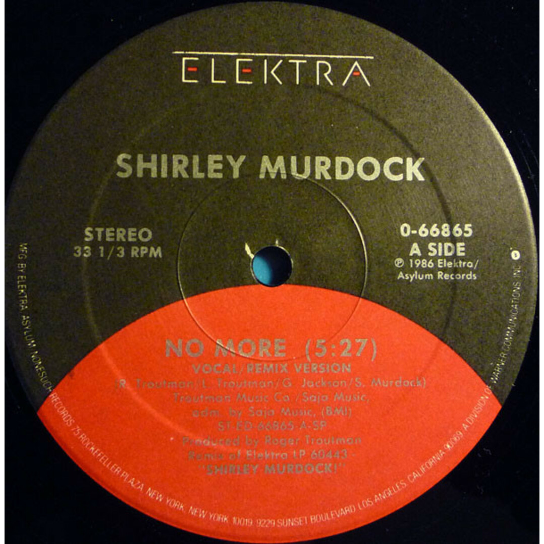 米12” Shirley Murdock No More 066865 Elektra /00250 エンタメ/ホビーのエンタメ その他(その他)の商品写真