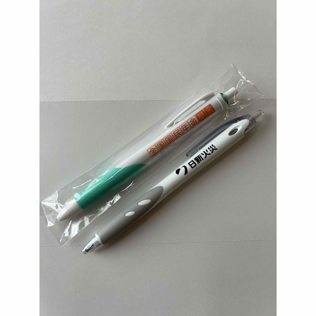 ボールペン2本セット 未使用 ノベルティ系 インテリア/住まい/日用品の文房具(ペン/マーカー)の商品写真