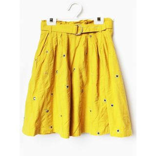 ポンポネット(pom ponette)のポンポネット スカート 150cm キッズ 女児 マスタードイエロー【中古】【新入荷!】★(スカート)