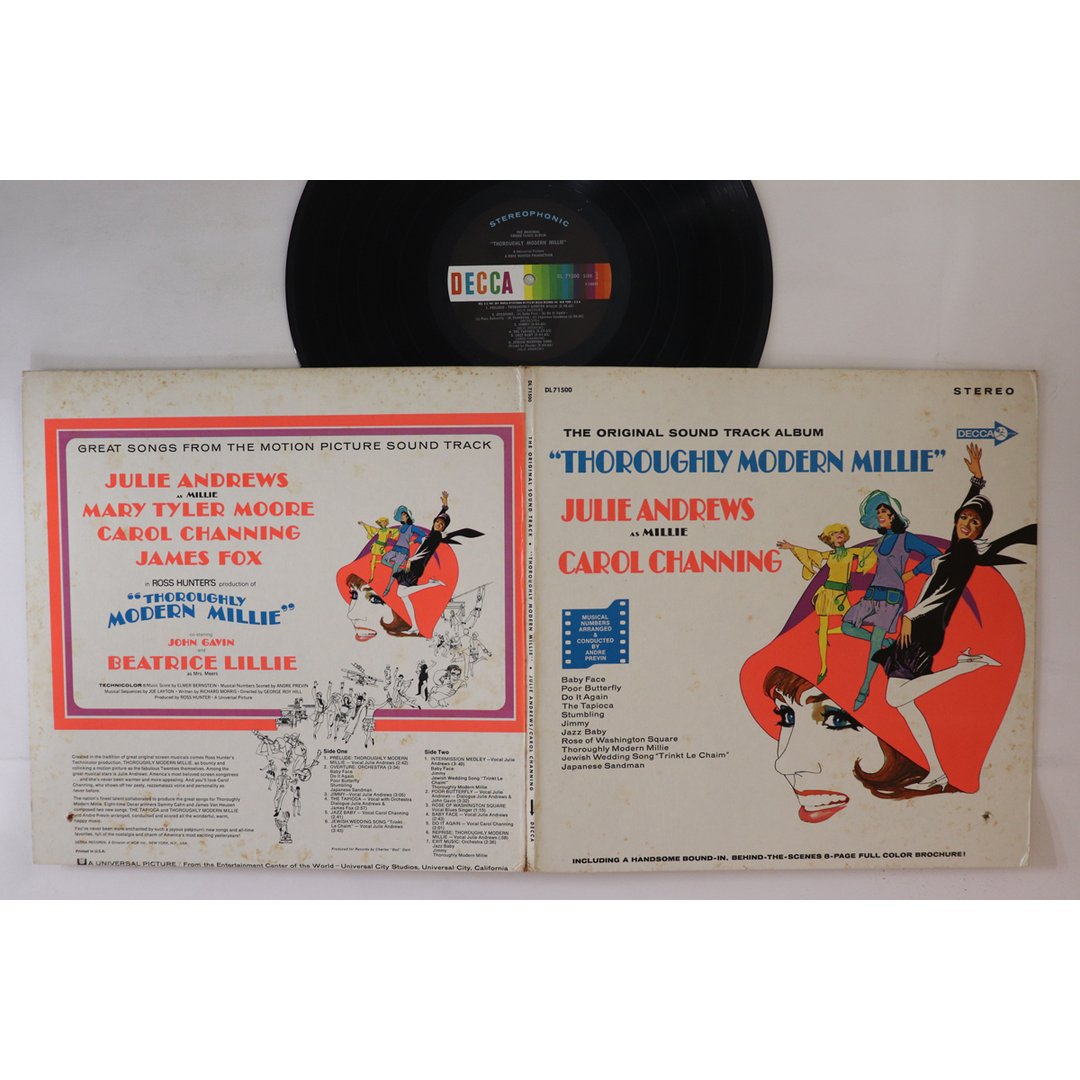 米LP Ost Thoroughly Modern Millie DL71500 DECCA /00400 エンタメ/ホビーのエンタメ その他(その他)の商品写真