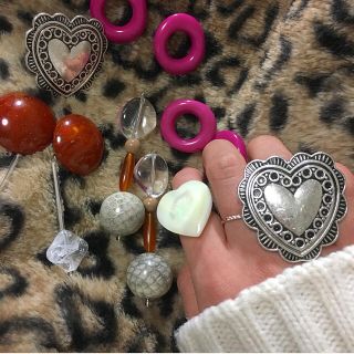 【再販】【即売り切れ品】big heart silver ring(リング)