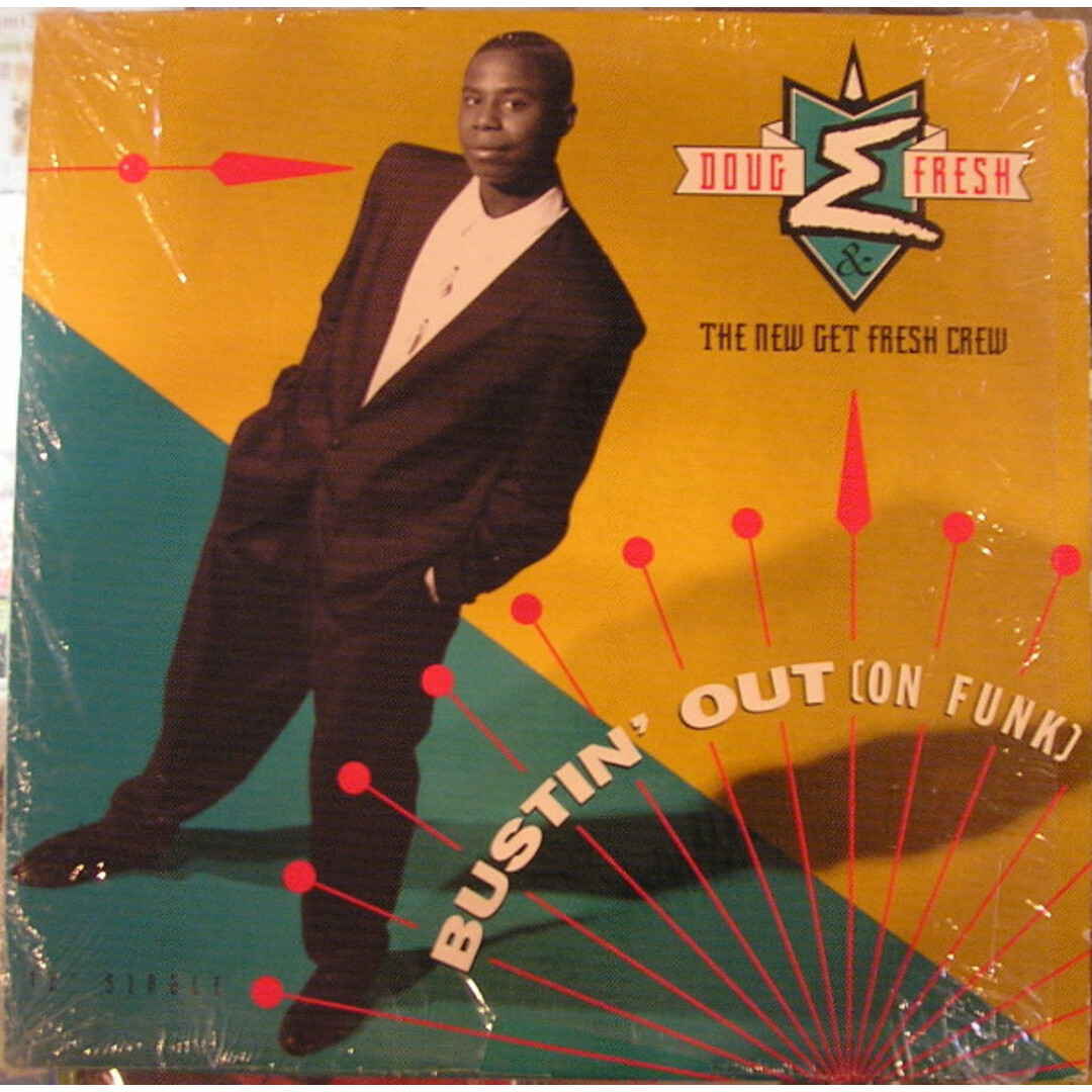米12” Doug E. Fresh & The New Get Fresh Crew Bustin Out (On Funk) VNR15822 Bust It Records /00250 エンタメ/ホビーのエンタメ その他(その他)の商品写真