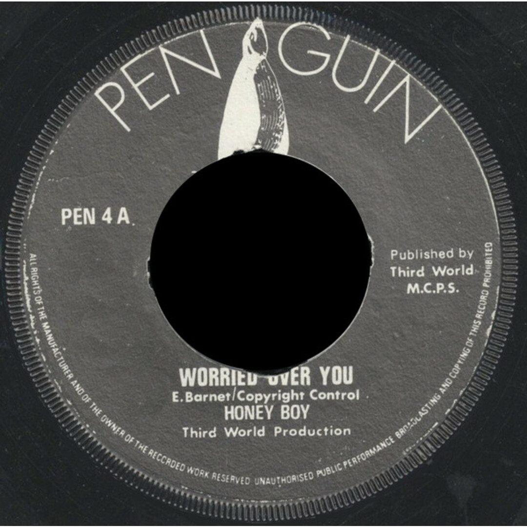 英7” Honey Boy Worried Over You PEN4 Penguin (2) /00080 エンタメ/ホビーのエンタメ その他(その他)の商品写真