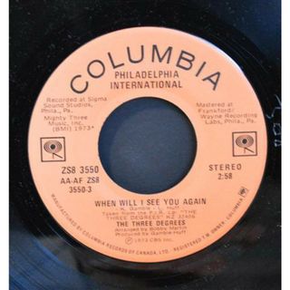加7” The Three Degrees When Will I See You Again / Year Of Decision ZS83550 Columbia, Philadelphia International Records /00080(その他)
