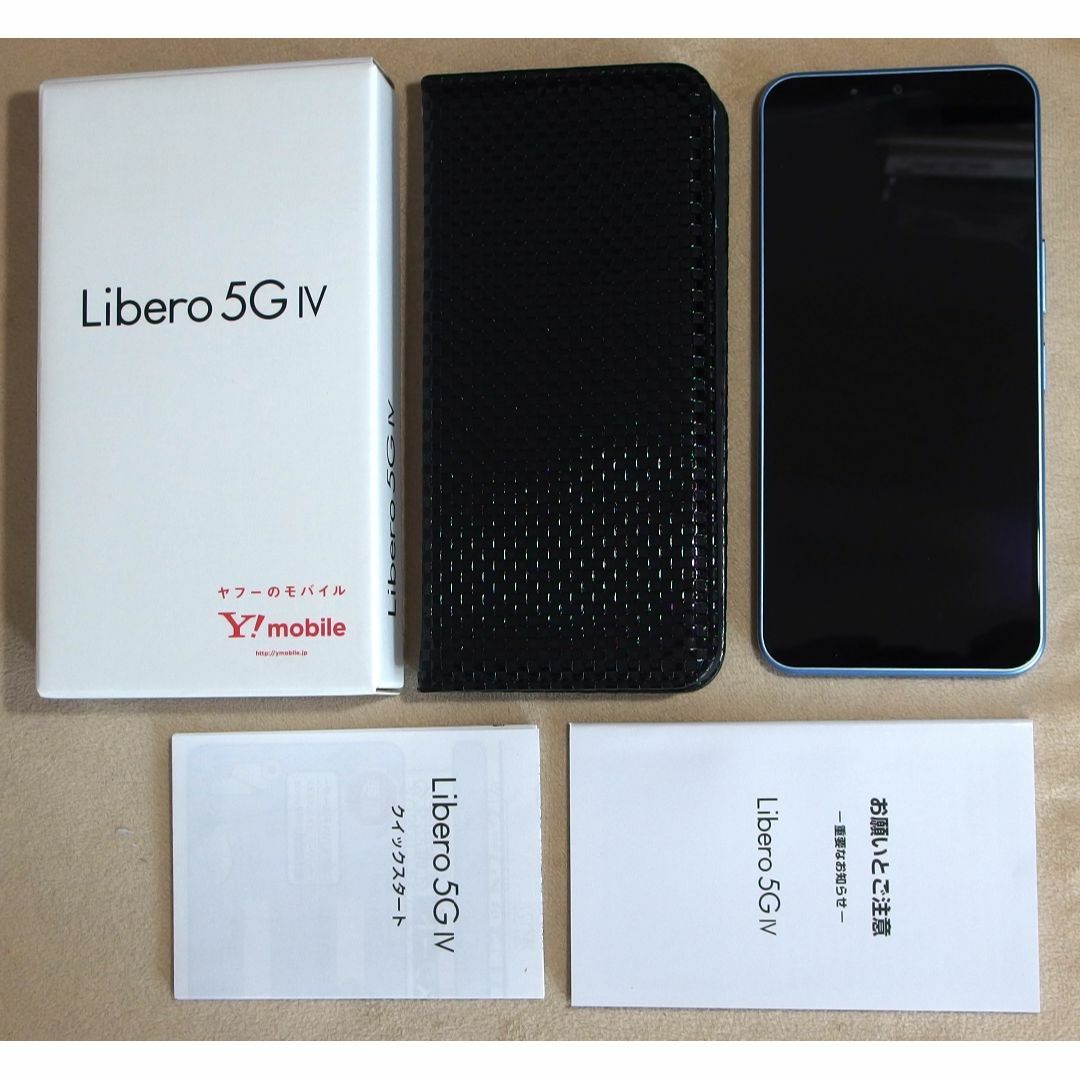 Libero 5G IV Ymobile SIM Free 極美品 新品ケース付