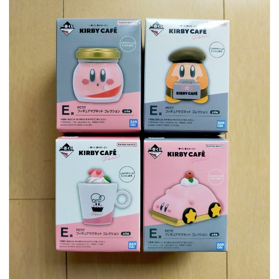 4点セット 一番くじ 星のカービィ E賞 マグネット カービィカフェ エンタメ/ホビーのおもちゃ/ぬいぐるみ(キャラクターグッズ)の商品写真
