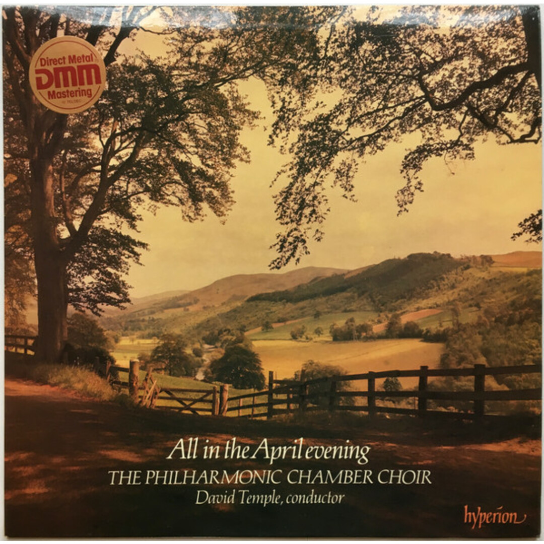 英LP Philharmonic Chamber Choir, David Temple All In The April Evening A66064 HYPERION /00260 エンタメ/ホビーのエンタメ その他(その他)の商品写真