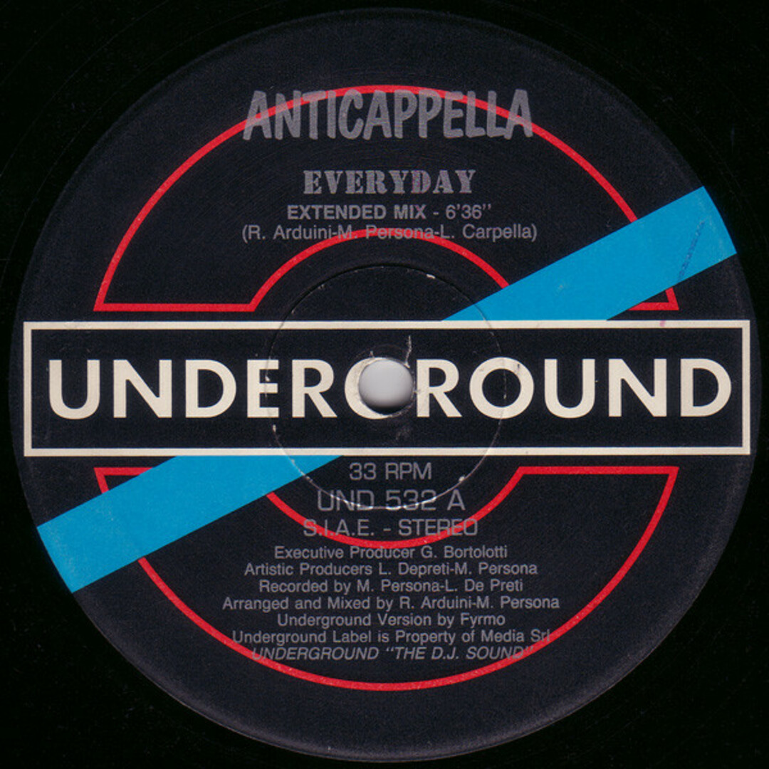 伊12" Anticappella Everyday UND532 Underground (2) /00250 エンタメ/ホビーのエンタメ その他(その他)の商品写真