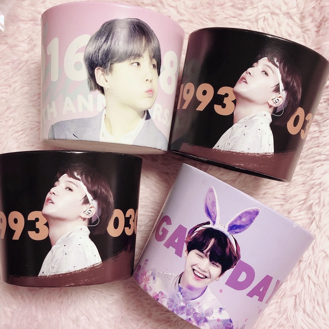 防弾少年団(BTS)(ボウダンショウネンダン)のカプホ カップホルダー ユンギ SUGA BTS BT21 tinytan エンタメ/ホビーのタレントグッズ(アイドルグッズ)の商品写真