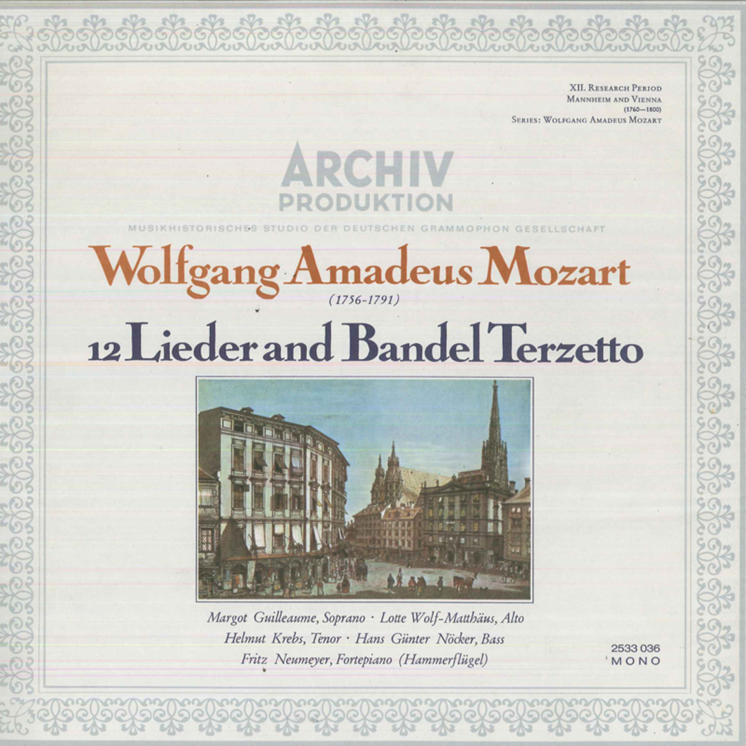独LP Margot Guilleaume(Sop.) Wolfganb Amadeus Mozart/12lieder 2533036 ARCHIV /00260 /00260 エンタメ/ホビーのエンタメ その他(その他)の商品写真