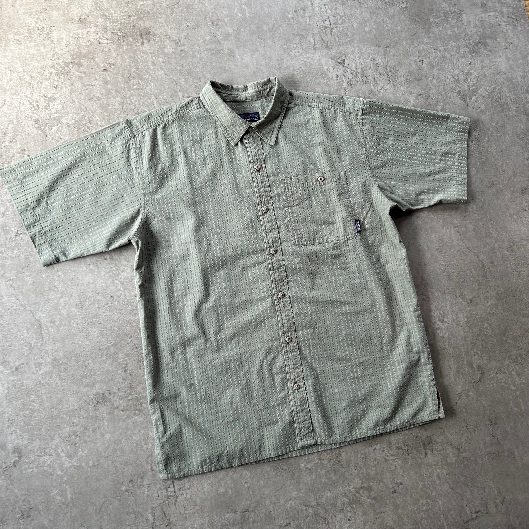 00's Patagonia S/S オーガニックコットンシャツ “MADE IN