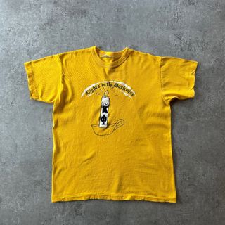 ラッセルアスレティック(Russell Athletic)の70s ラッセルアスレティック ヴィンテージtシャツ USA製 L イエロー(Tシャツ/カットソー(半袖/袖なし))